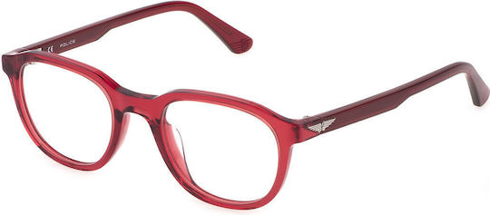 Police Metal Eyeglass Frame Gray VK561 0579