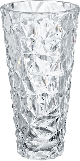 Ready Διακοσμητικό Βάζο Πλαστικό Διάφανο Φ15.3xΥ30cm