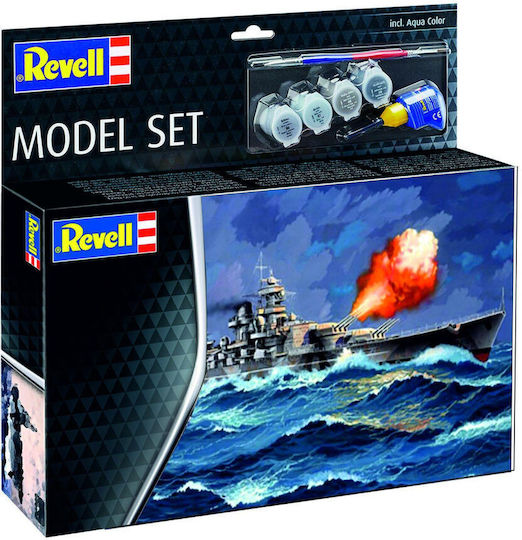 Revell Battleship Φιγούρα Μοντελισμού 48 Κομματιών σε Κλίμακα 1:1200 με Κόλλα και Χρώματα 18.8x3εκ.
