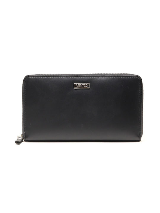 Mentzo Leather Women's Wallet with RFID Black