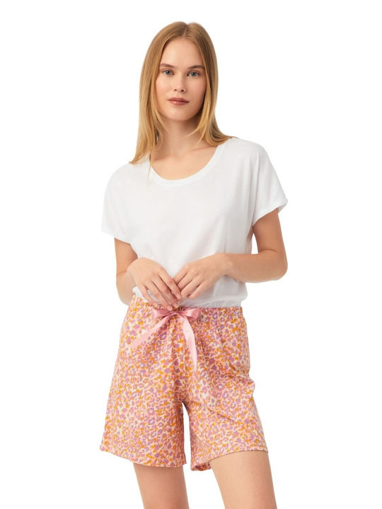 Minerva Women's Summer Pajama Shorts Lila