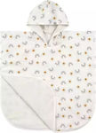 Laessig Kids Beach Poncho Beige Reversible 60 x 60cm