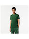 Lacoste Petit Piqué Men's Short Sleeve Blouse Polo Green