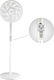 Bormann BFN4015 Pedestal Fan 45W With Remote Control White