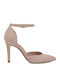 Pumps mit Riemen und Stiletto in Rosa