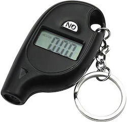Digital Keychain Tire Pressure Gauge Lcd Display Pressure 0.2-10.3 Bars
