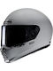 HJC V10 Solid Nardo Gray Motorcycle Helmet Full Face ECE 22.06 1400gr with Pinlock