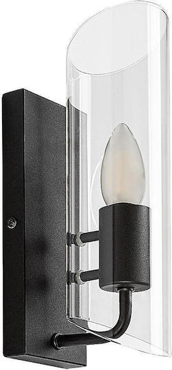 Rabalux Modern Wall Lamp with E14 Socket Black 12cm
