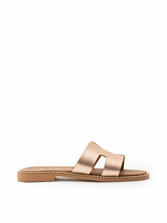 Basic Leather Women's Sandals Pink
