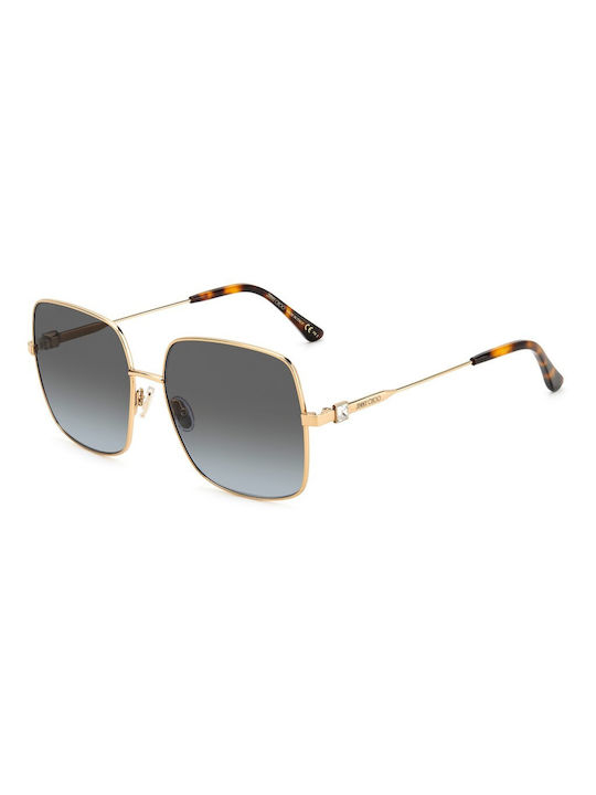 Jimmy Choo Women's Sunglasses with Gold Metal Frame and Gray Gradient Lens LILI-S-000-GB
