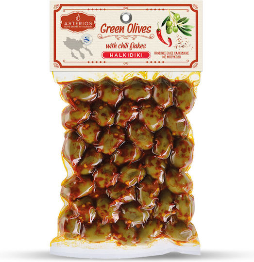 Asterios Olive Groves Of Halkidiki Ελιές Πράσινες με Γέμιση 250gr