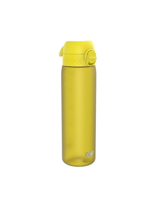 Ion8 SLIM Water Bottle Plastic 600ml Yellow