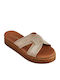 Γυναικεία Σανδάλια Flatforms Χρυσά