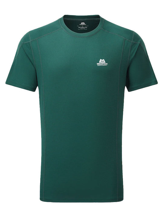 Mountain Equipment Ανδρικό Αθλητικό T-shirt Κοντομάνικο Πράσινο