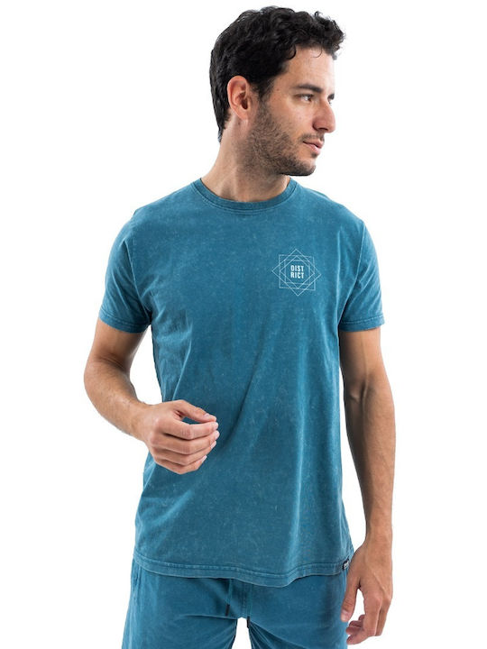 District75 Herren T-Shirt Kurzarm BLUE