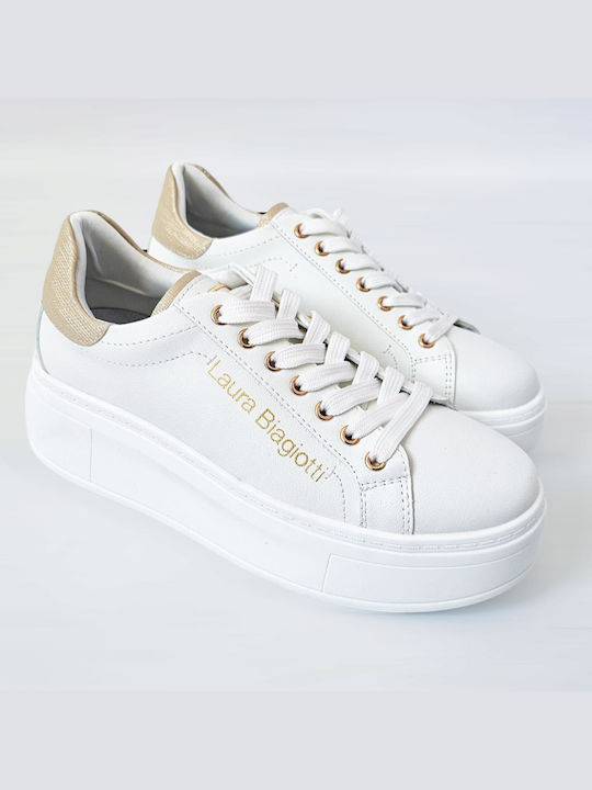 Laura Biagiotti Damen Sneakers Weiß