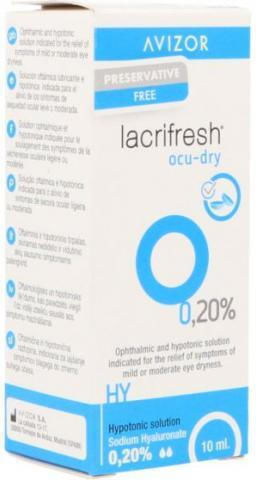 Avizor Lacrifresh Ocu-Dry 0.20% Οφθαλμικές Σταγόνες 10ml
