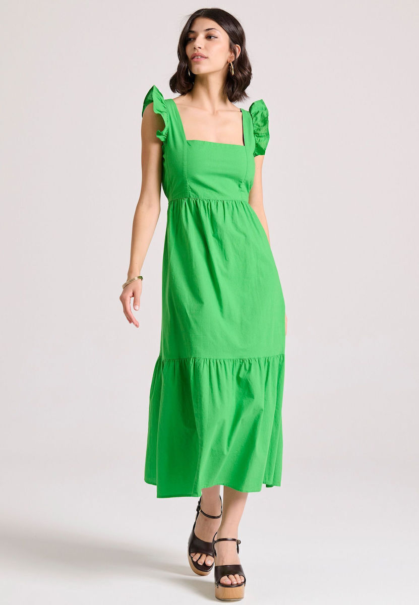 slim fit dress slacks Retro Funky Groovy Hippie Boho Floral T-Shirt Dress, Mid Century Moder –  Kate McEnroe New York main image 1