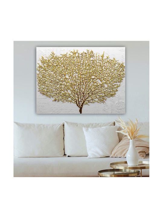 Megapap Golden Tree Πίνακας σε Καμβά 100x70cm