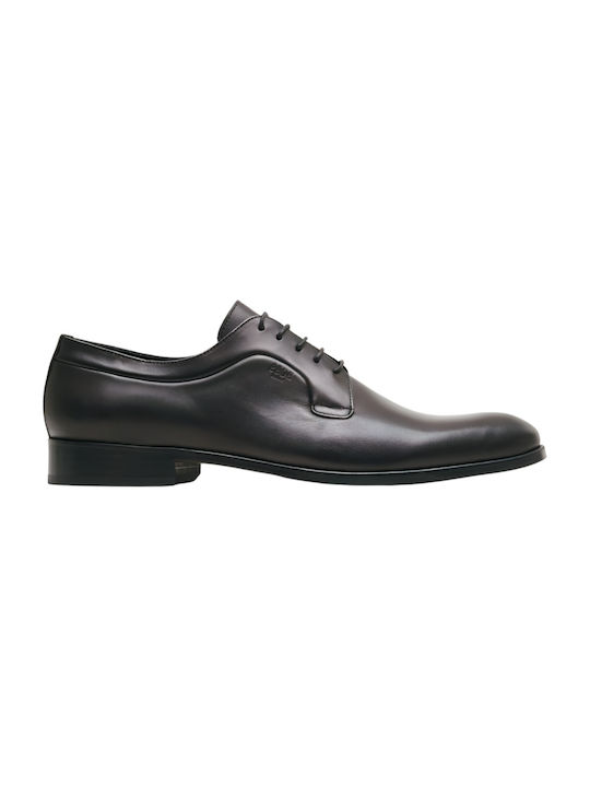 Boss Shoes Δερμάτινα Ανδρικά Σκαρπίνια Black Di...