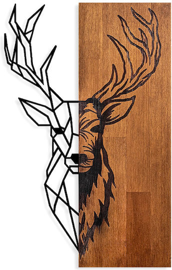 Megapap από Ξύλο Deer 58x3x36cm Megapap από Ξύλο Deer 58x3x36cm
