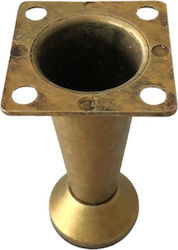 Metallisches Möbelbein Bronze Matt