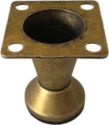 Metallic Leg for Table / Coffee Table 5cm Matte Bronze