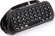 Keyboard Media Remote for PS4 in Black color