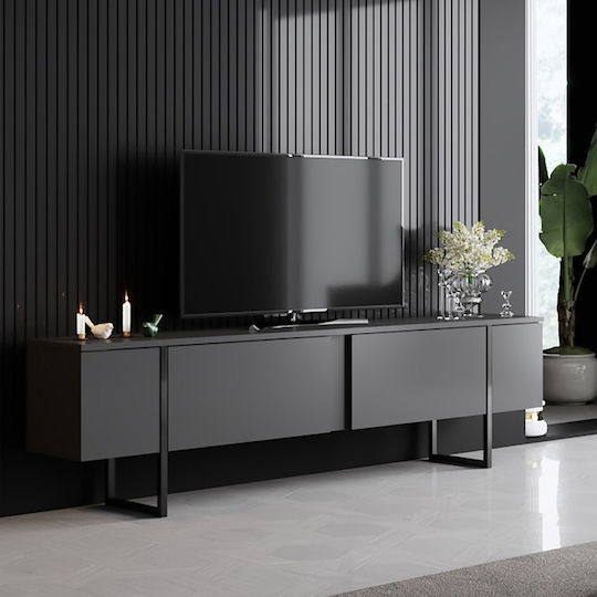 Luxe Stand De Podea Antracit 180x30x50cm