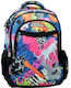 No Fear Schulranzen Rucksack Grundschule Mehrfarbig mit Flaschenhalter 30Liter