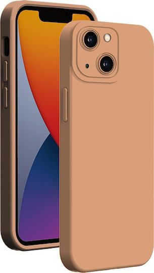 Bigben Interactive Umschlag Rückseite Silikon Beige (iPhone 14 Plus)