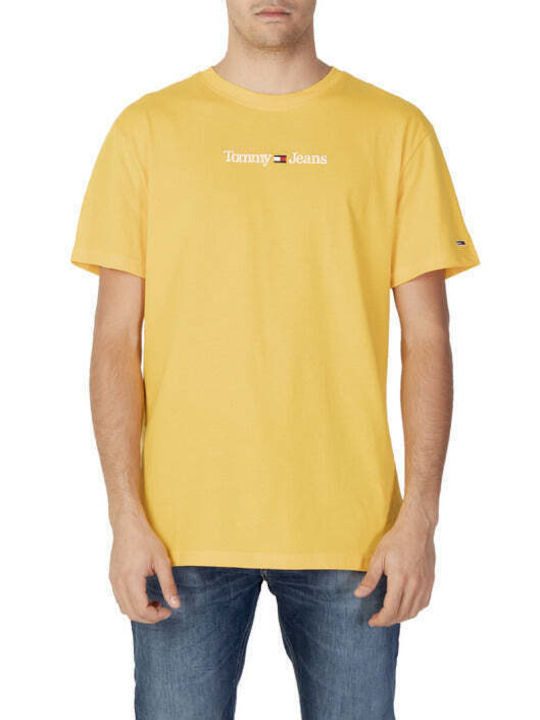 Tommy Hilfiger Men's Short Sleeve T-shirt Yellow