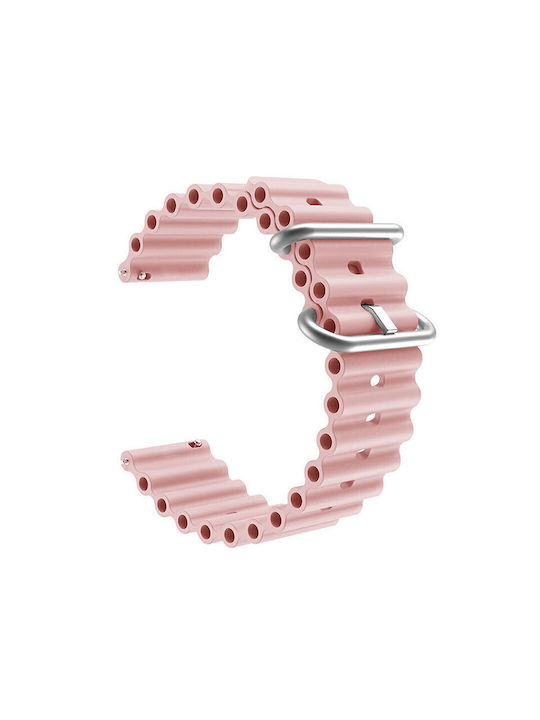 Wsshe Rubber Strap Pink 22mm