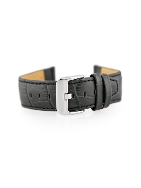 Bisset Leather Strap Gray 20mm