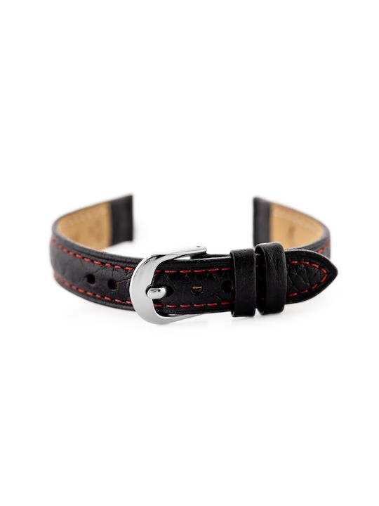 Bisset Leather Strap Black 14mm