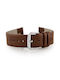 Pacific Leather Strap Brown 22mm