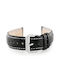 Pacific Leather Strap Black 18mm