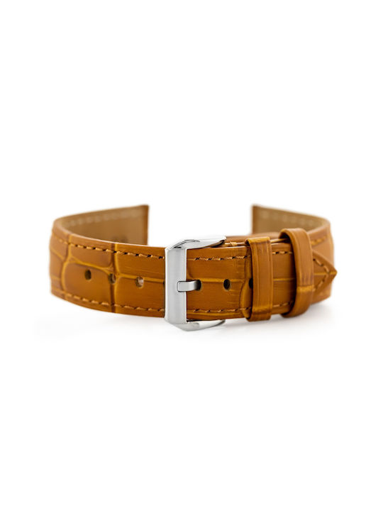 Pacific Leather Strap Brown 24mm