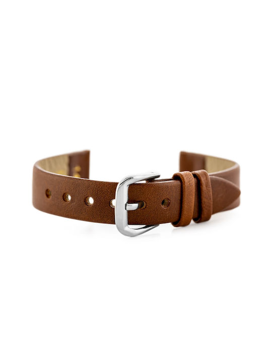 Pacific Leather Strap Brown 16mm