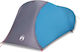 vidaXL Campingzelt Blau für 4 Personen 278x215x126cm