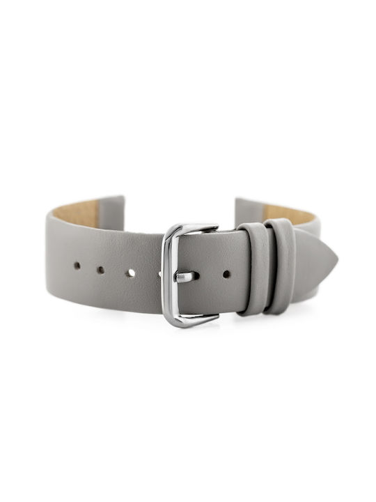 Pacific Leather Strap Gray 20mm