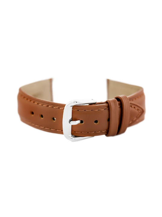 Pacific Leather Strap Brown 14mm