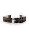 Pacific Leather Strap Black 12mm