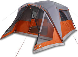 vidaXL Cort Camping Gri pentru 6 Persoane 305x400x205cm