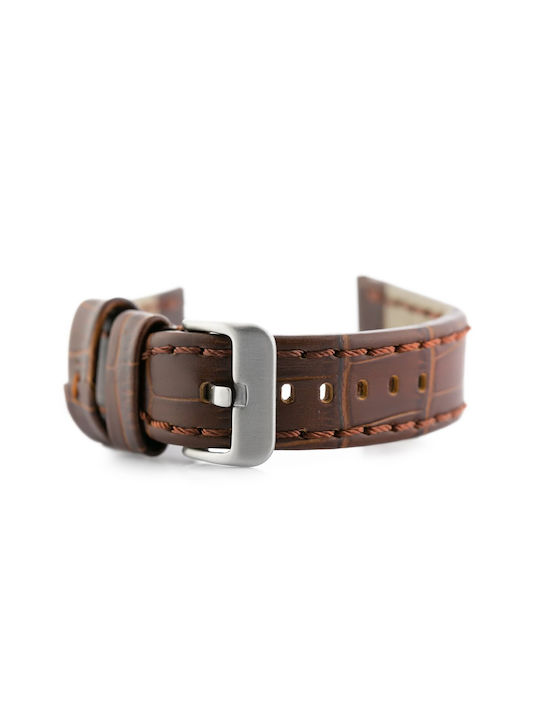 Pacific Leather Strap Brown 24mm