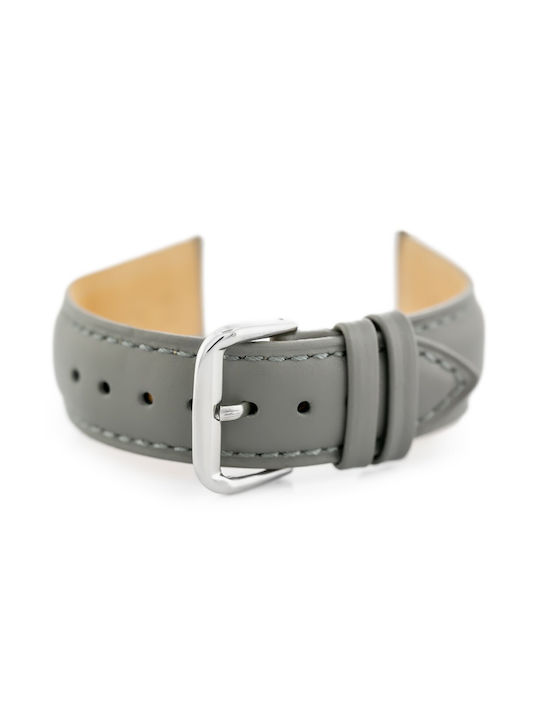 Pacific Leather Strap Gray 14mm