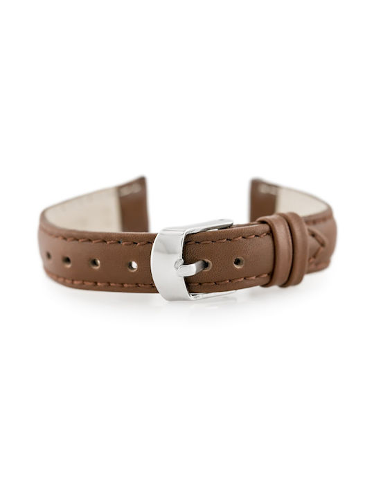 Pacific Leather Strap Brown 12mm