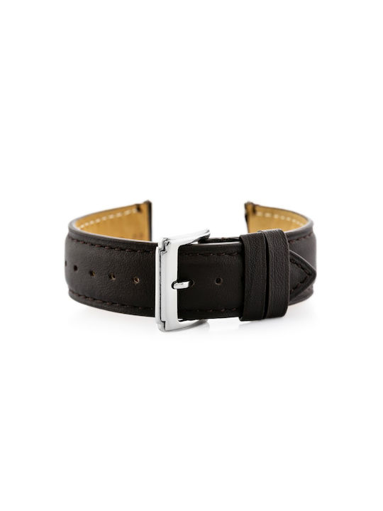 Pacific Leather Strap Brown 22mm