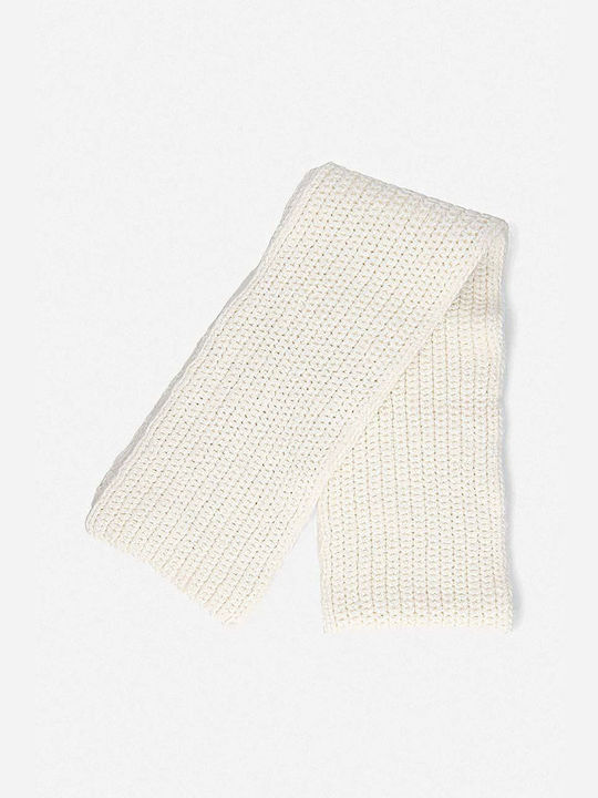 Wood Wood Women's Knitted Scarf White