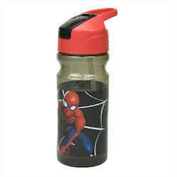 Gim Flip Plastik-Wasserflasche Spider-man Schwa...